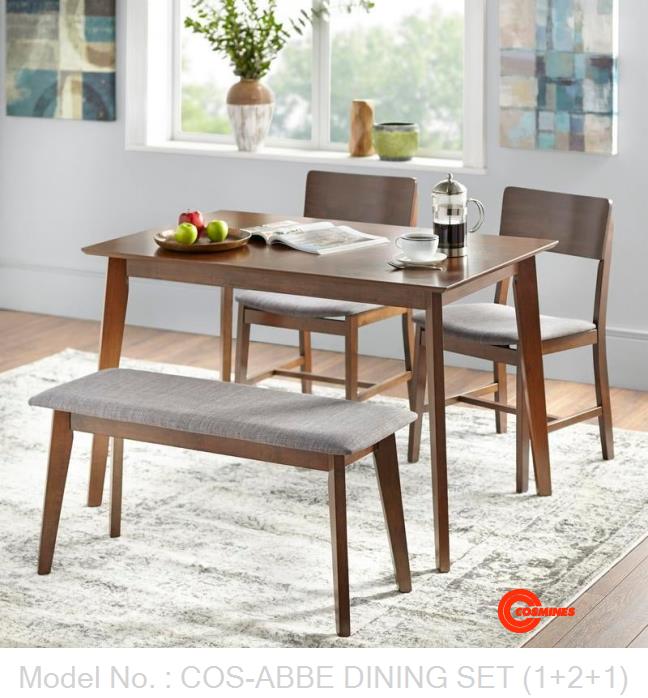 COS-ABBE DINING SET (1+2+1)